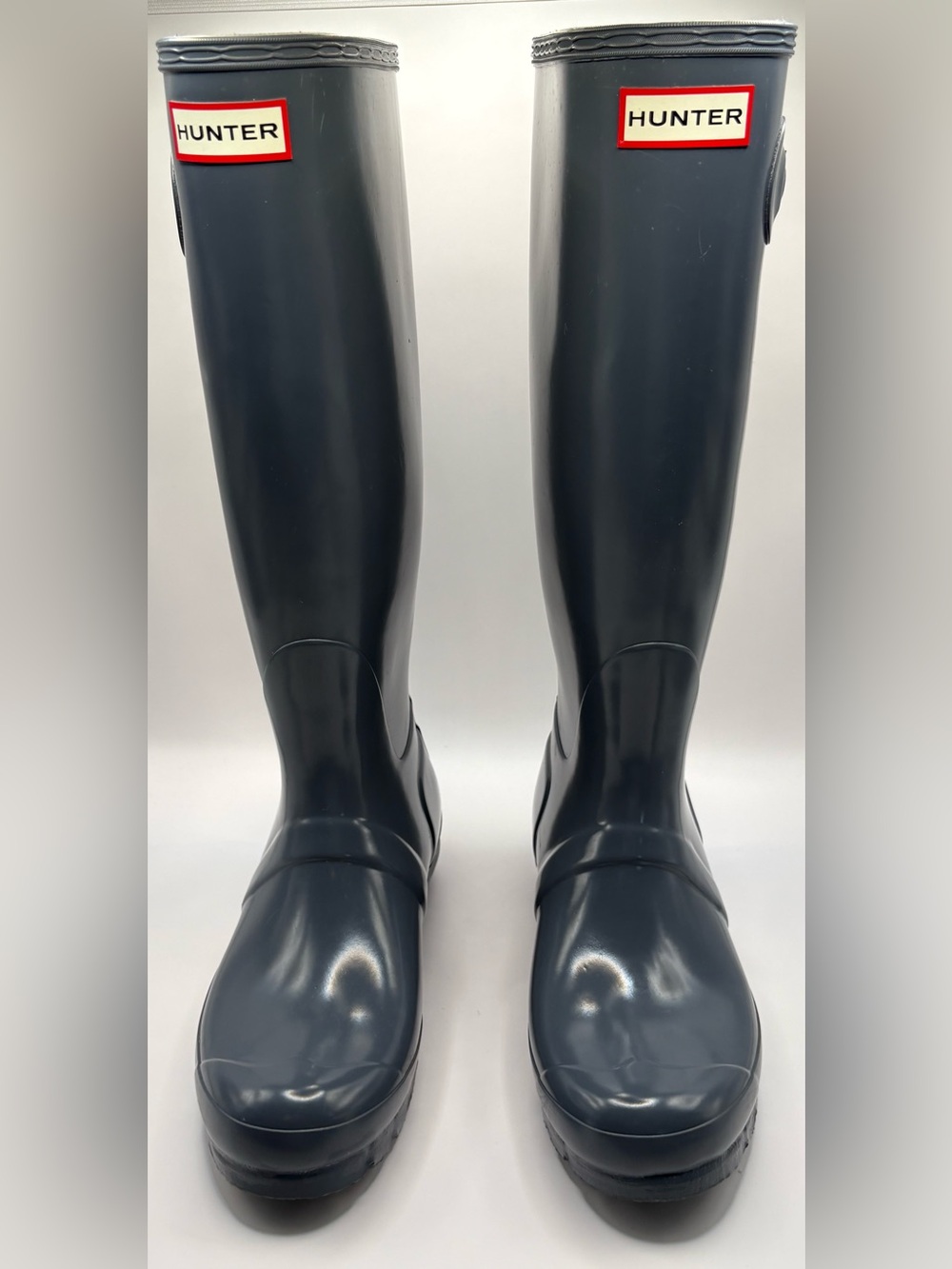 Hunter Original Tall Gloss Rain Boot, Gull Grey